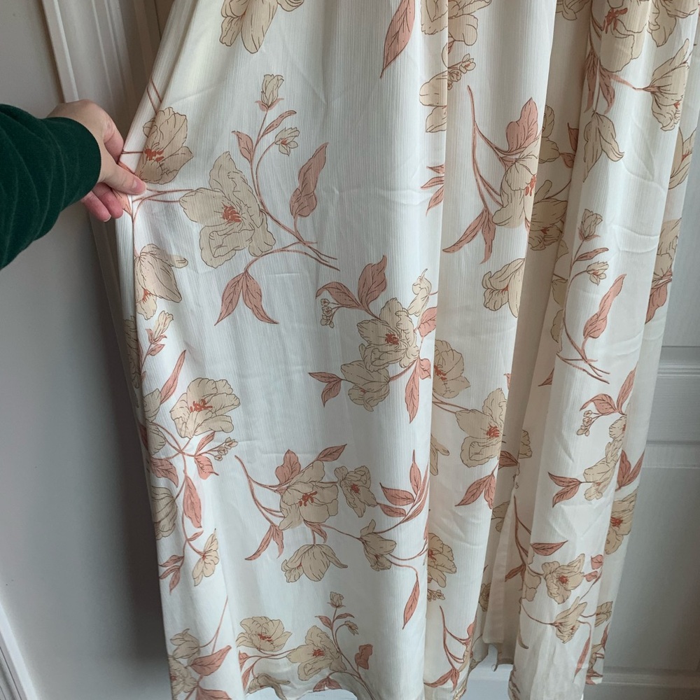 Baltic Born Cream Maxi Dress with Blush Floral Print - Picture 5 of 11